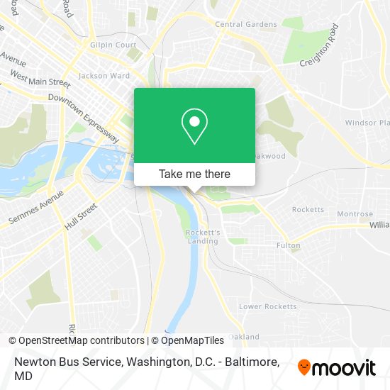 Mapa de Newton Bus Service
