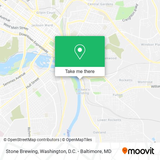 Stone Brewing map