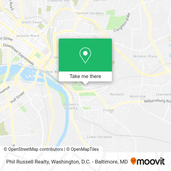 Phil Russell Realty map