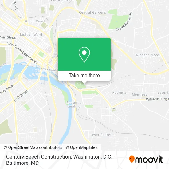 Century Beech Construction map