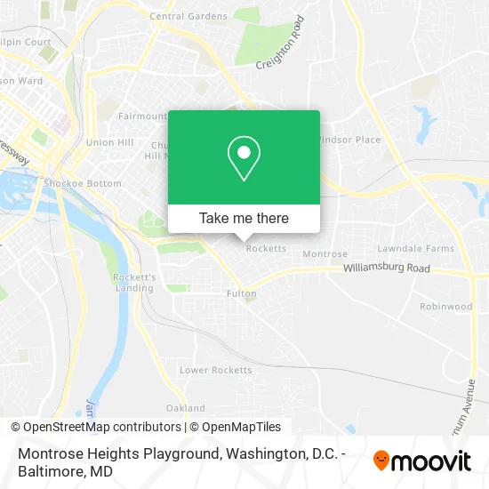 Mapa de Montrose Heights Playground