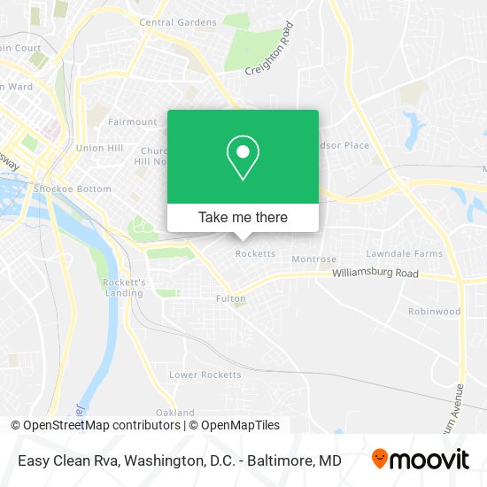 Easy Clean Rva map