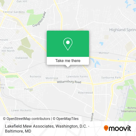 Lakefield Mew Associates map