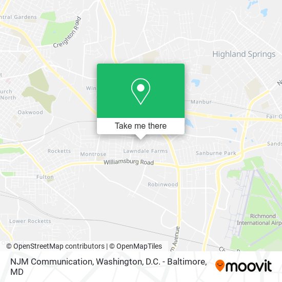 NJM Communication map