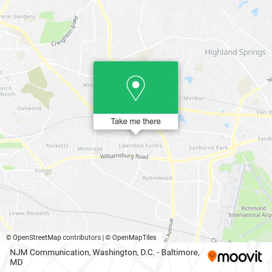 NJM Communication map