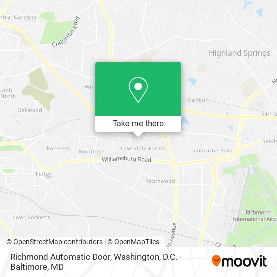 Richmond Automatic Door map