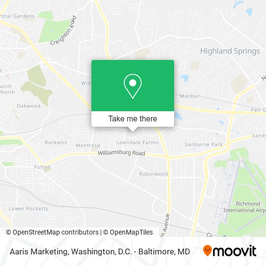 Aaris Marketing map