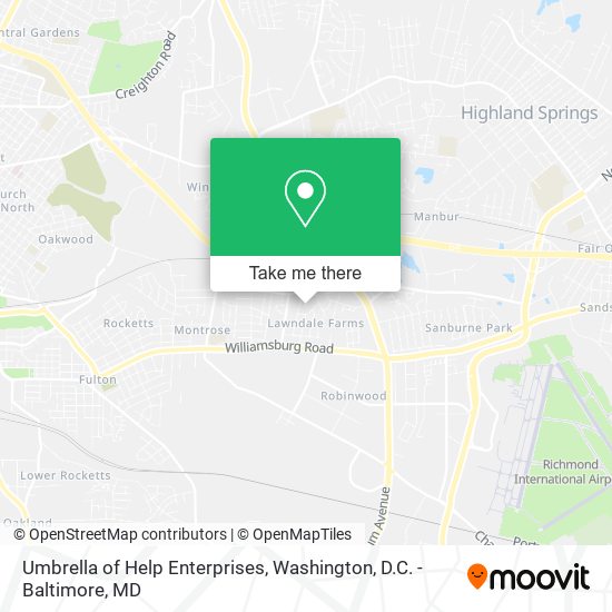 Umbrella of Help Enterprises map
