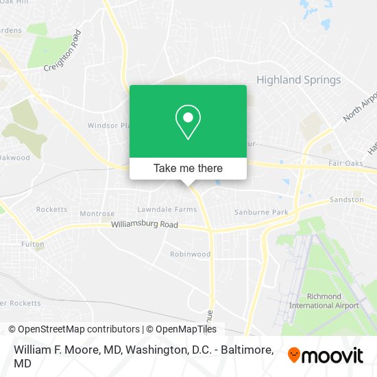 Mapa de William F. Moore, MD