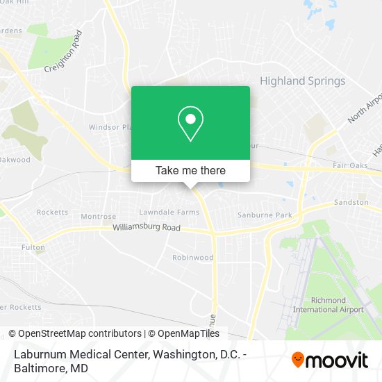 Laburnum Medical Center map