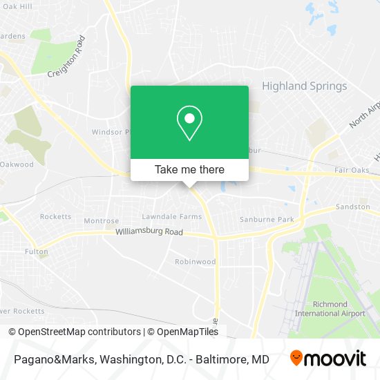 Pagano&Marks map