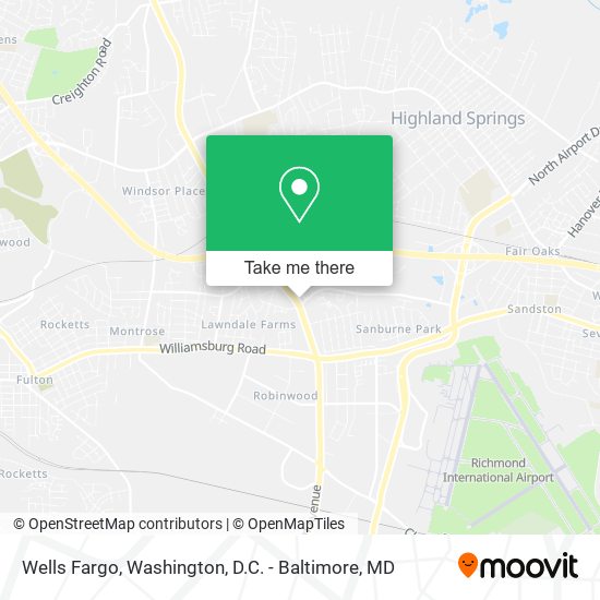 Wells Fargo map