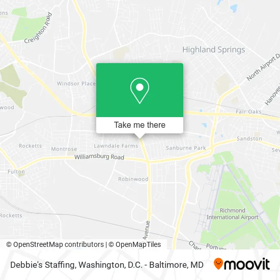 Debbie's Staffing map