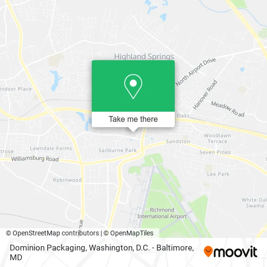 Dominion Packaging map