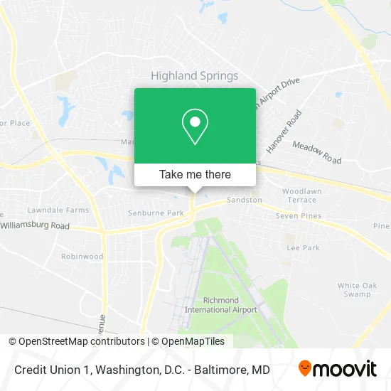 Credit Union 1 map