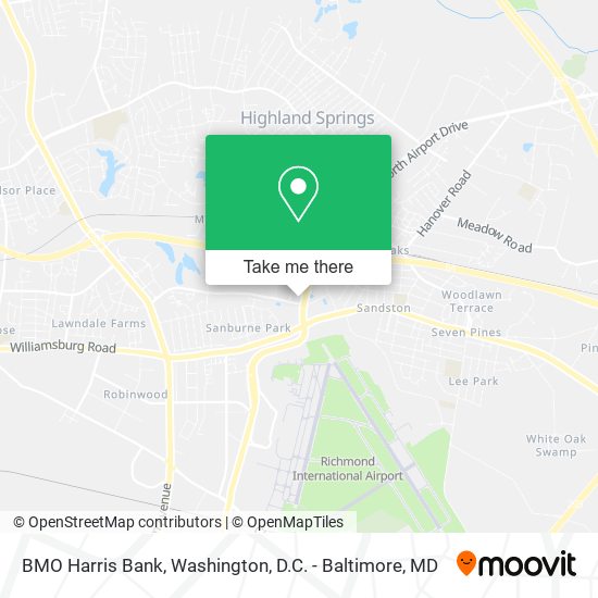 BMO Harris Bank map
