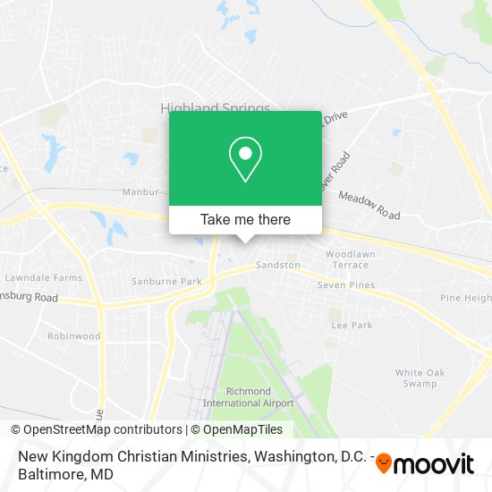 New Kingdom Christian Ministries map