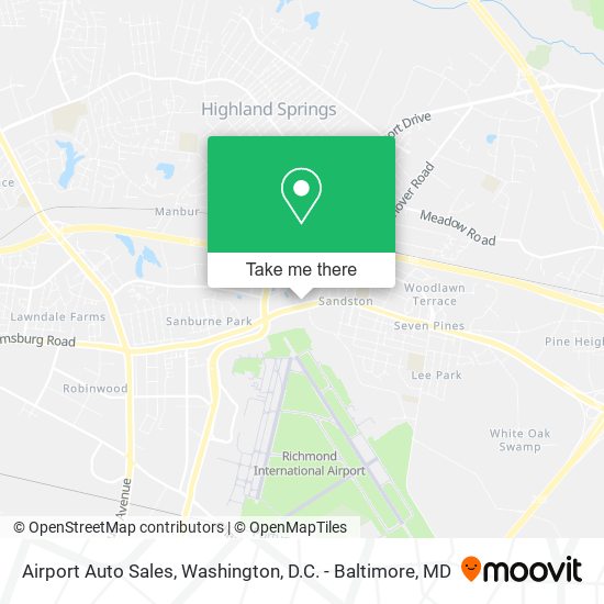 Mapa de Airport Auto Sales