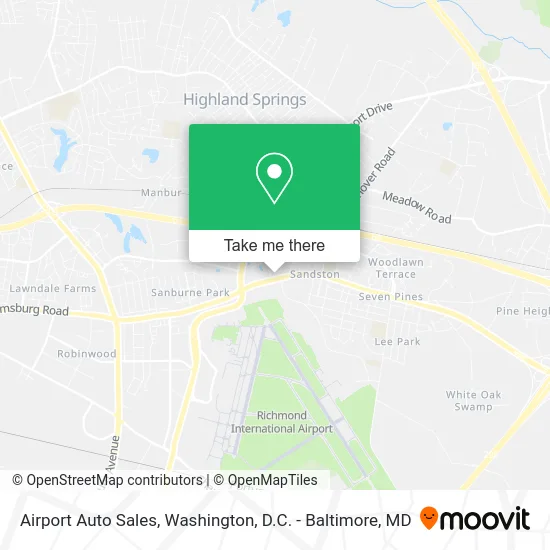 Airport Auto Sales map