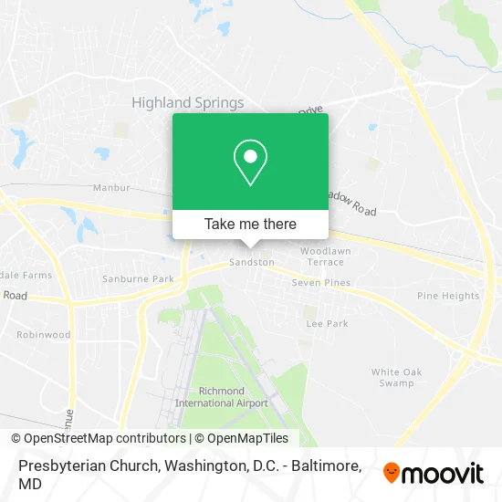 Presbyterian Church map