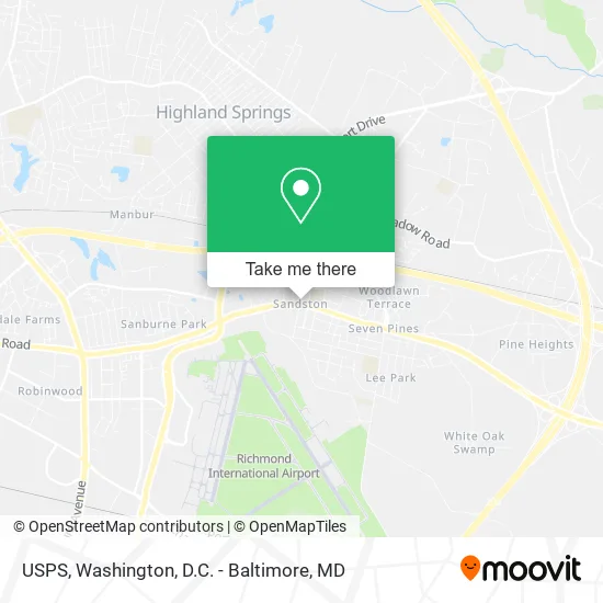 USPS map