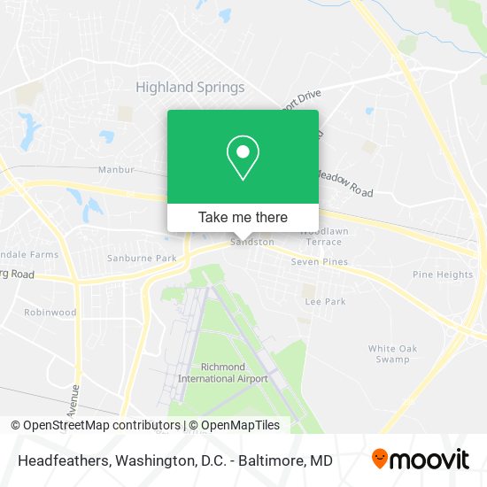 Headfeathers map