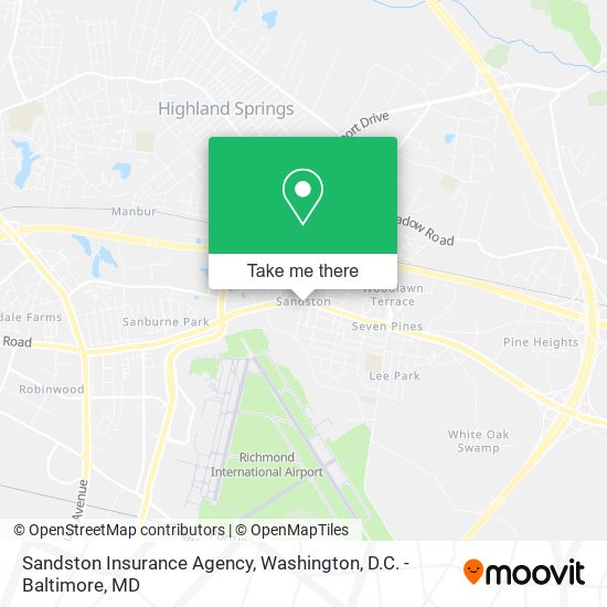 Sandston Insurance Agency map