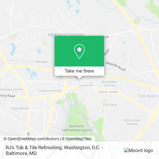 RJ's Tub & Tile Refinishing map