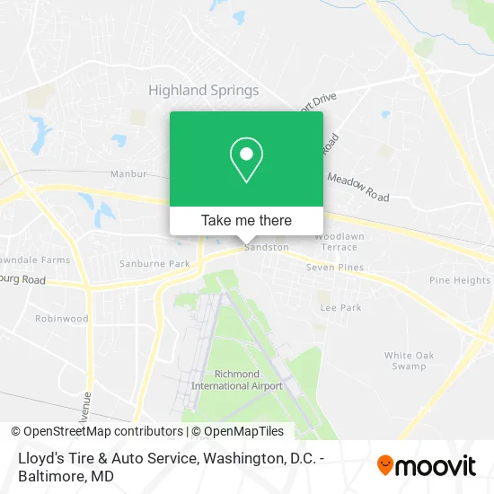 Lloyd's Tire & Auto Service map