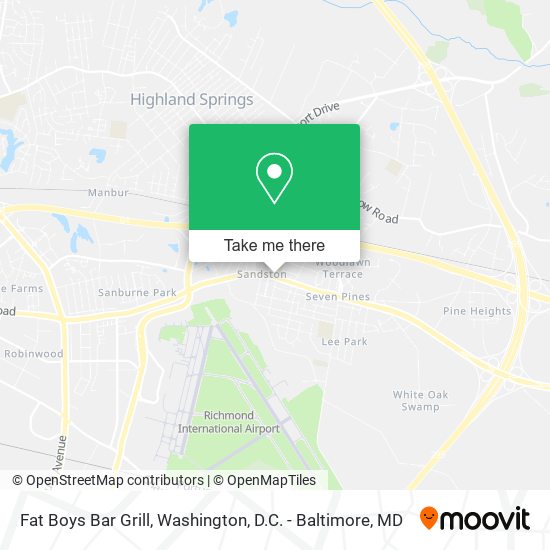 Mapa de Fat Boys Bar Grill