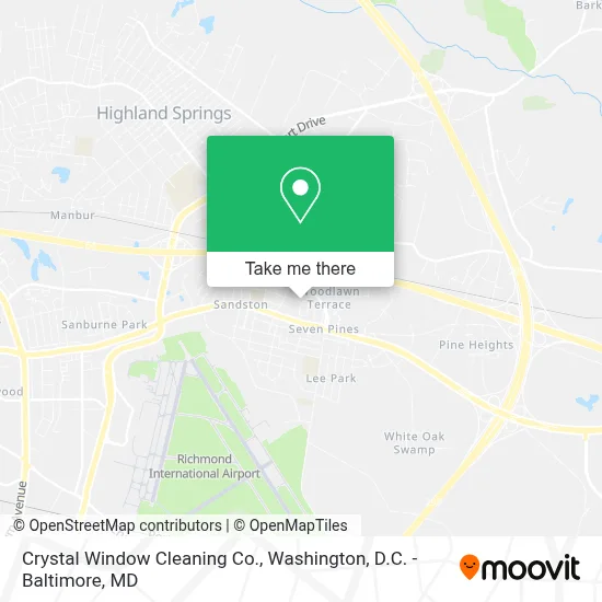 Crystal Window Cleaning Co. map