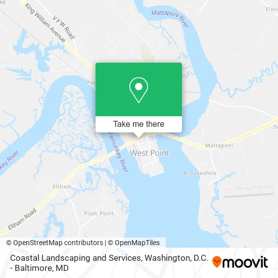 Coastal Landscaping and Services map