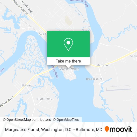 Mapa de Margeaux's Florist