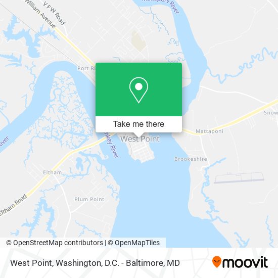 West Point map