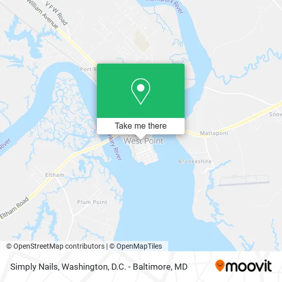 Simply Nails map