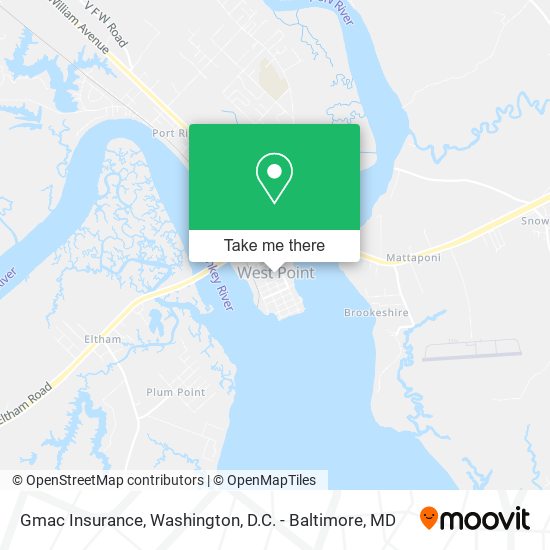 Gmac Insurance map