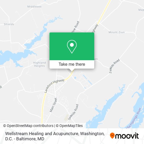Wellstream Healing and Acupuncture map