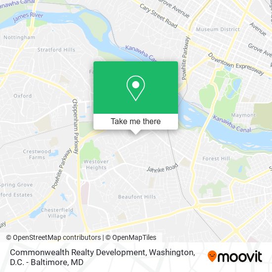 Mapa de Commonwealth Realty Development