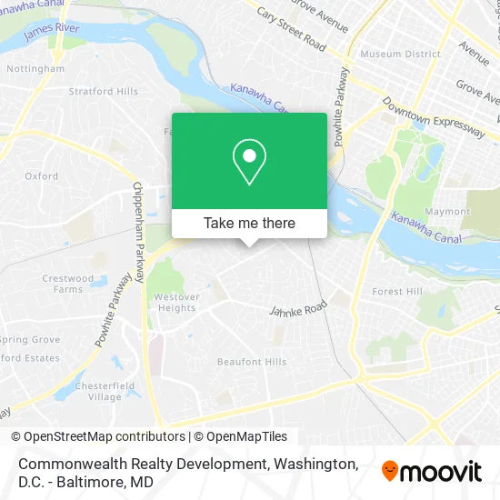 Commonwealth Realty Development map