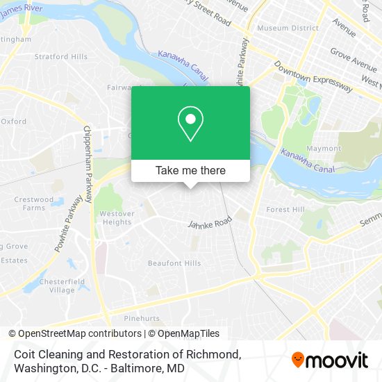 Coit Cleaning and Restoration of Richmond map