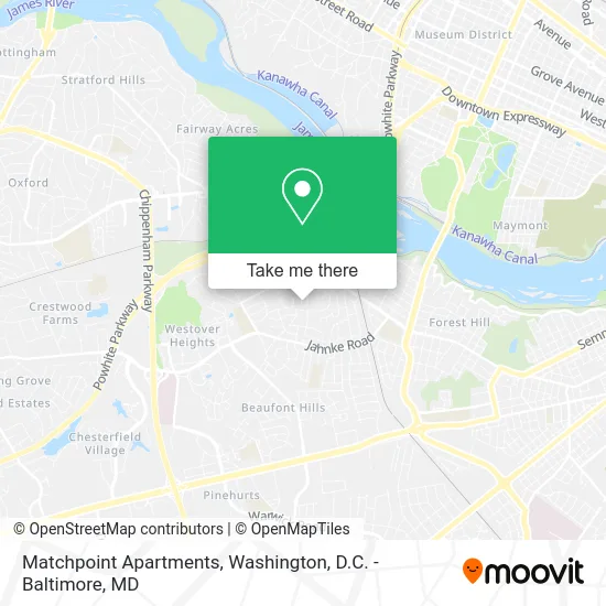 Matchpoint Apartments map