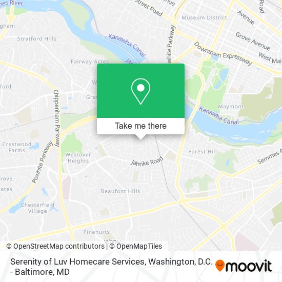 Serenity of Luv Homecare Services map