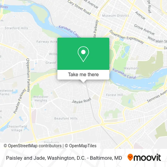 Paisley and Jade map