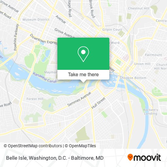 Mapa de Belle Isle