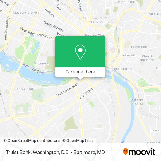 Truist Bank map