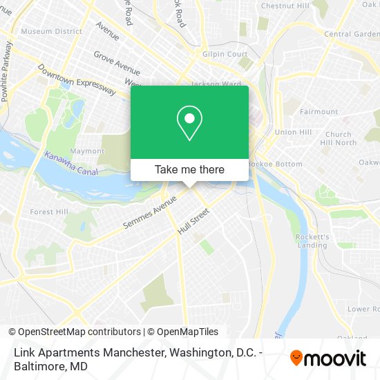 Link Apartments Manchester map