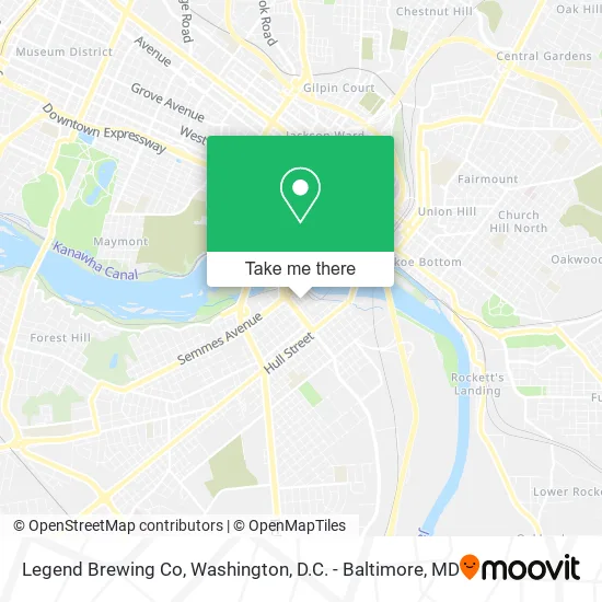 Legend Brewing Co map