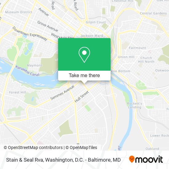 Stain & Seal Rva map