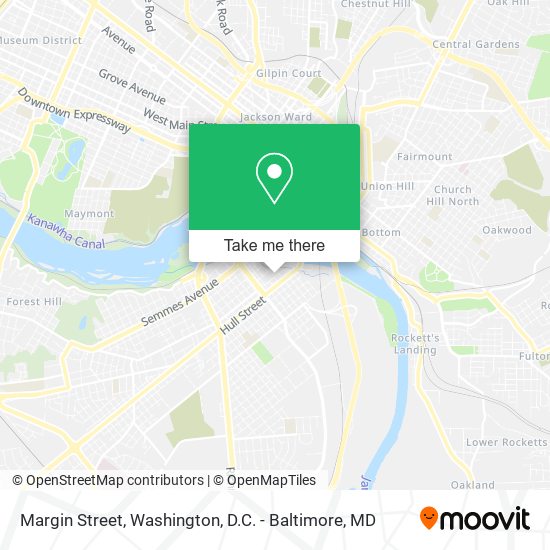 Margin Street map