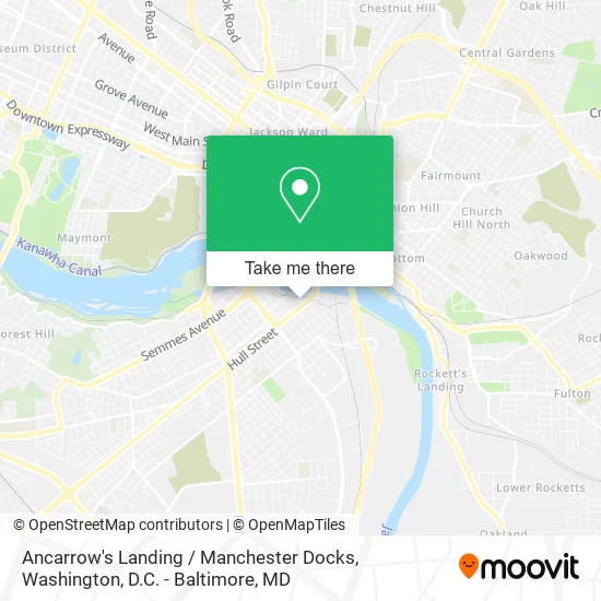 Ancarrow's Landing / Manchester Docks map